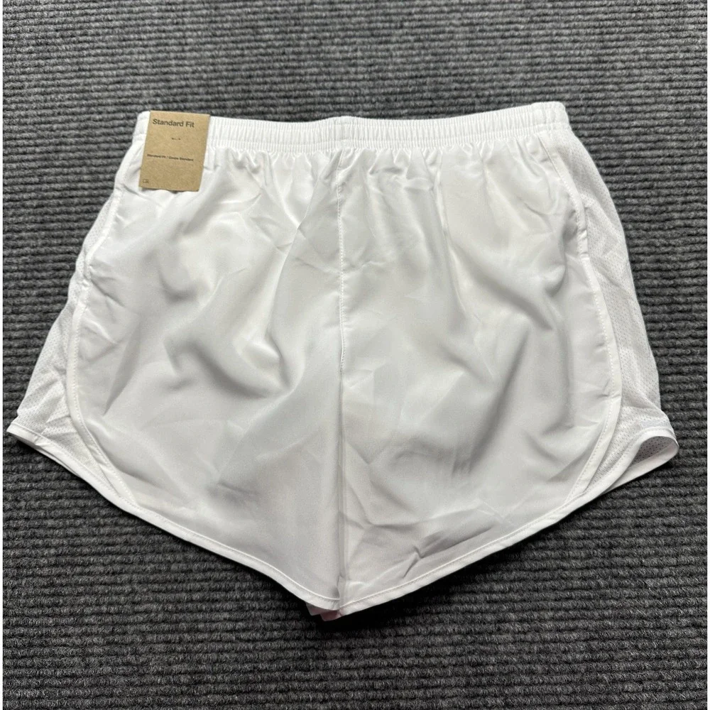 Nike Dri-FIT Running Shorts Kids XL White Standard Fit Athletic Gym Training New
